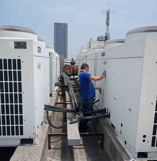 崇左中央空调制热和不制冷系统维修方法